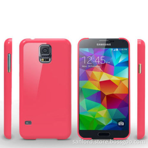 Solid Color TPU Mobile Phone Cases for Samsung Galaxy S5 i9600